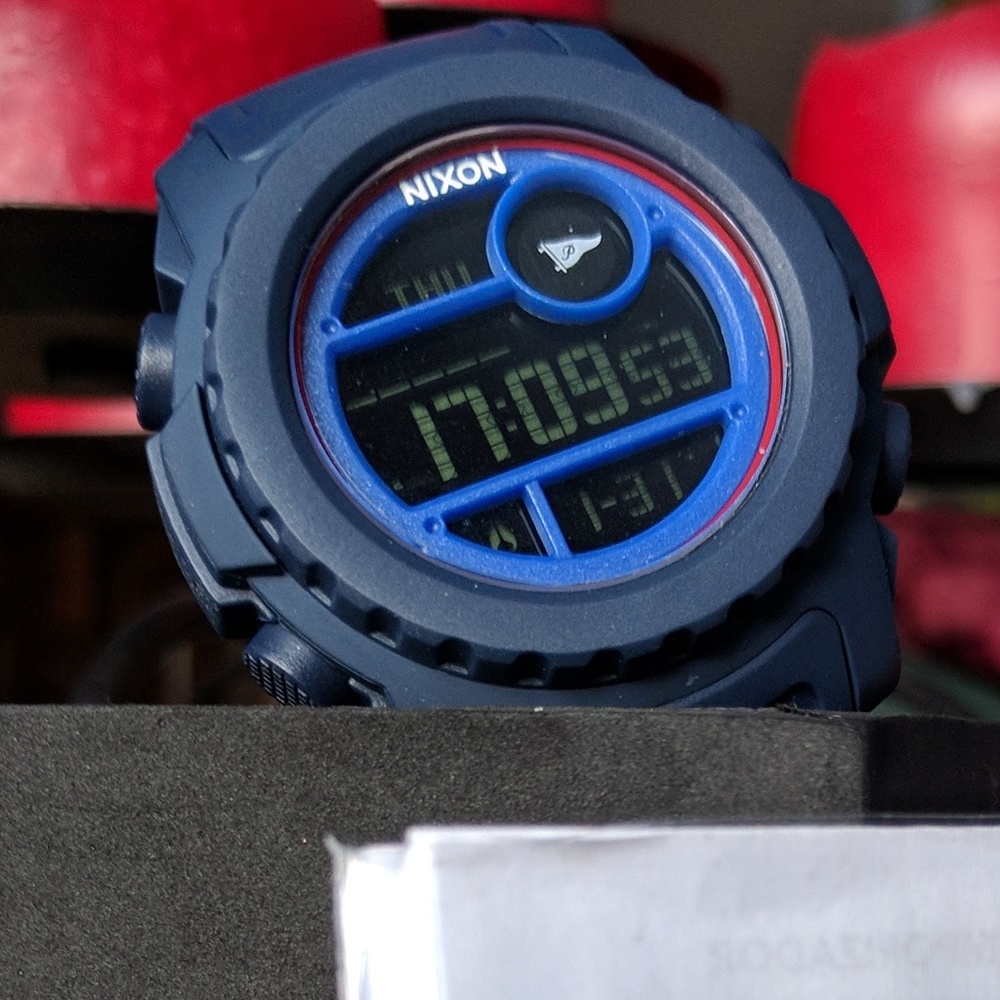 Nixon Primitive Super Unit Blue Digital Watch